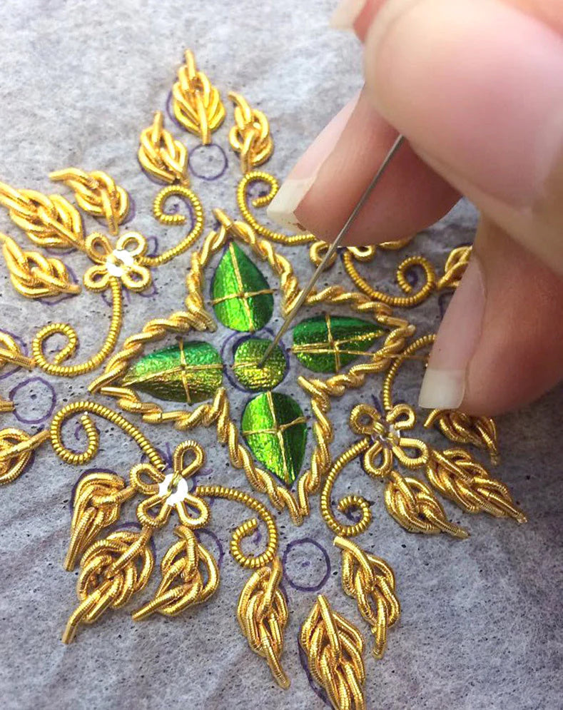 Jewel Beetle Wings DRILLED with HOLE 100 Pcs Natural Wings - Circle 8 MM